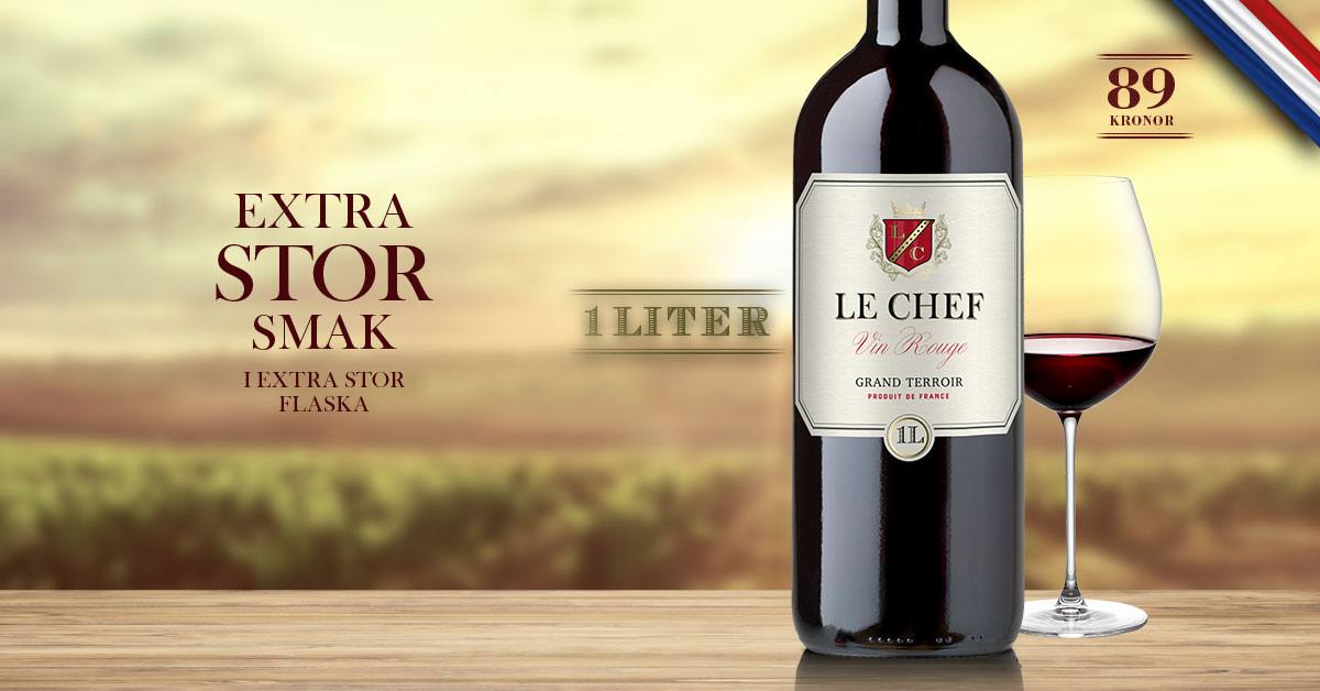 Découvrez l&rsquo;Élégance du Chef Vin Rouge