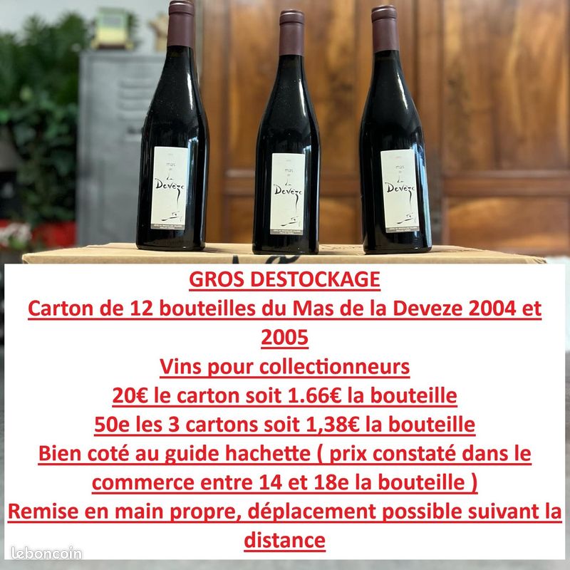 Offres Exceptionnelles lors du Destockage de Vin Rouge