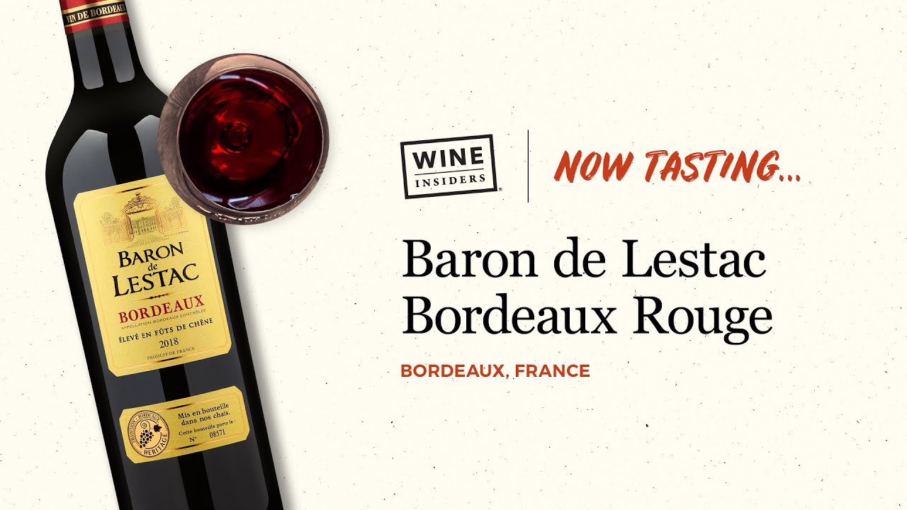 Découvrez l&rsquo;Élégance du Vin Rouge Baron de Lestac 2018